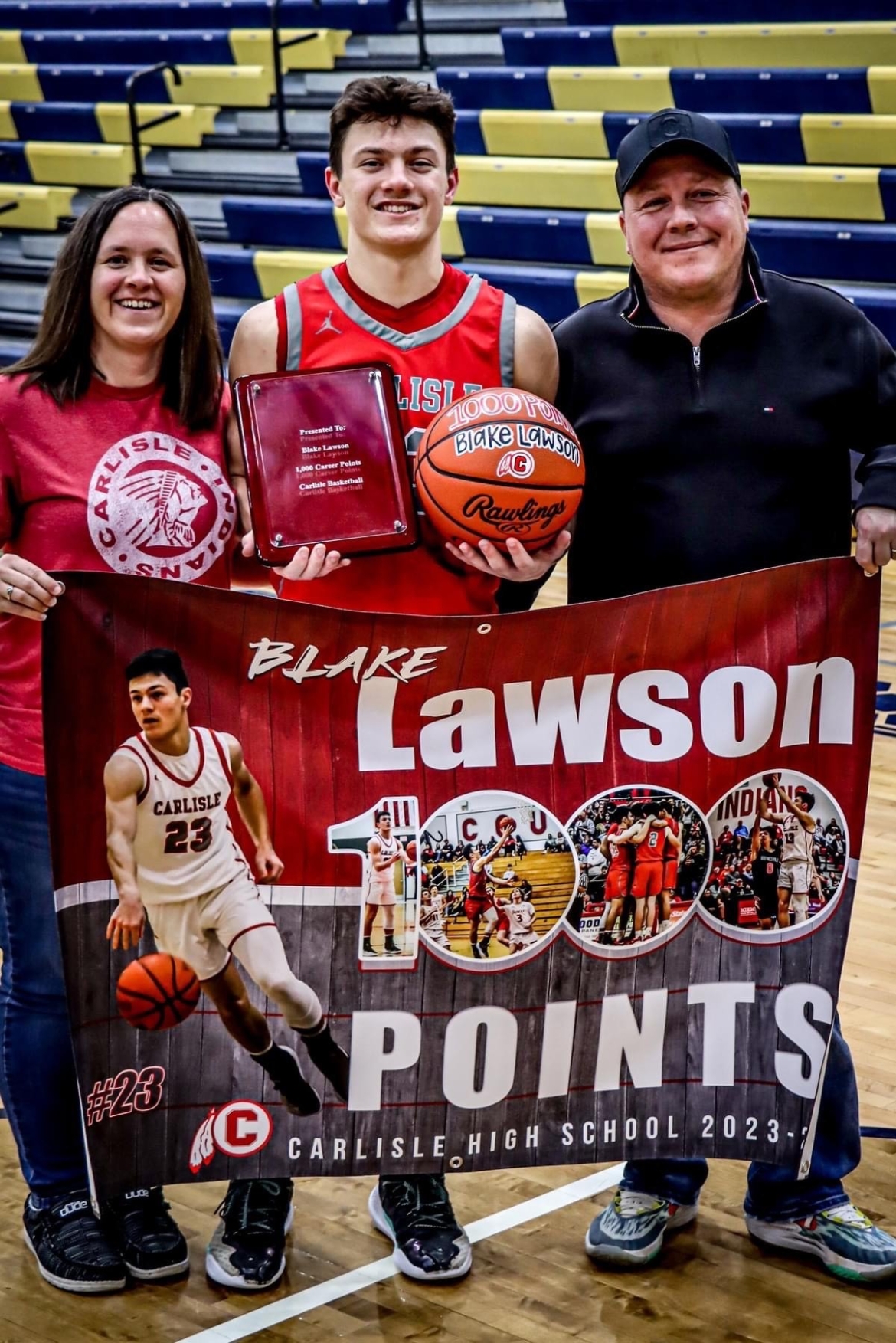 Blake Lawson Scores 1000 Points